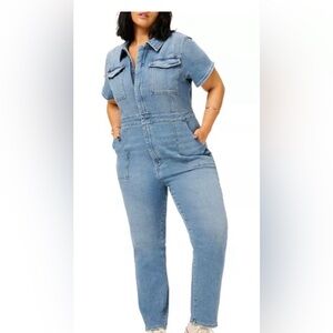 NWOT….. Good American Fit For Success Jumpsuit size XL